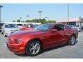 2014 Race Red Ford Mustang V6 Premium Coupe  photo #7
