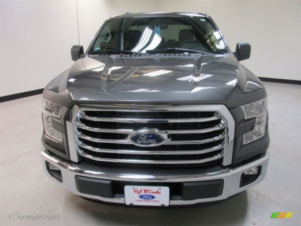 2016 F150 XLT SuperCab - Magnetic / Medium Earth Gray photo #2