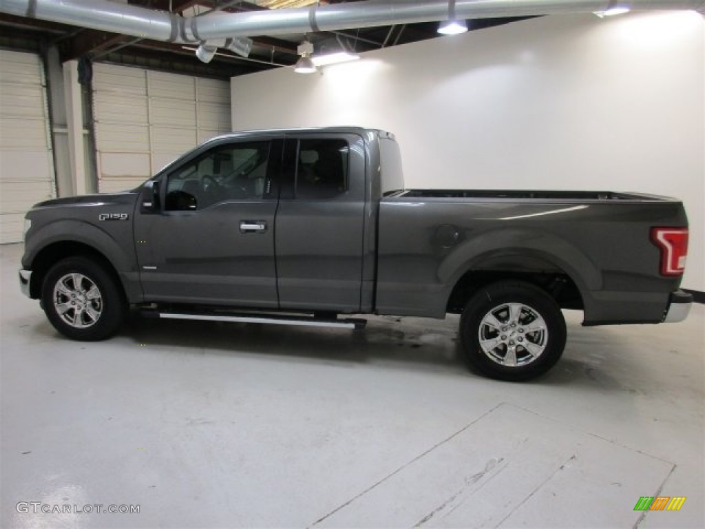 2016 F150 XLT SuperCab - Magnetic / Medium Earth Gray photo #4