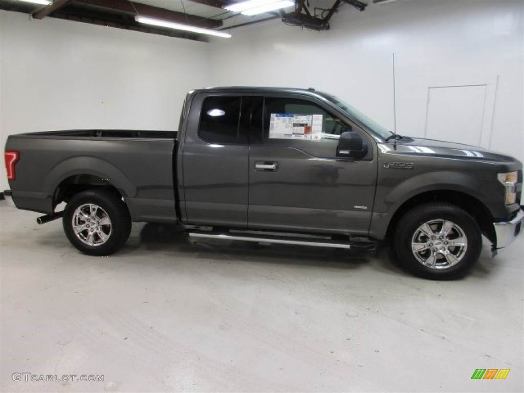 2016 F150 XLT SuperCab - Magnetic / Medium Earth Gray photo #8