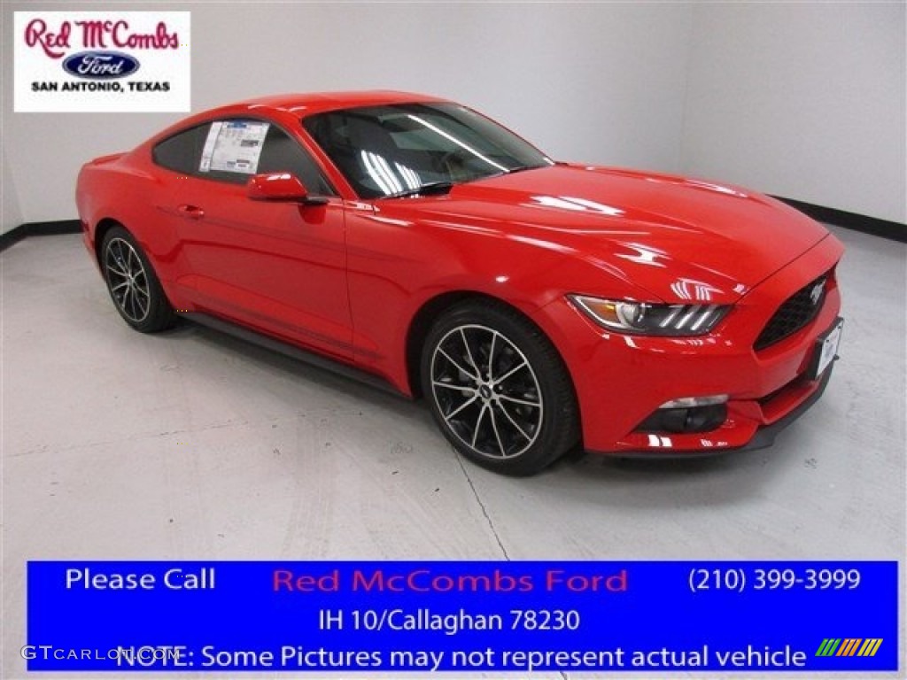 2016 Mustang EcoBoost Coupe - Race Red / Ebony photo #1