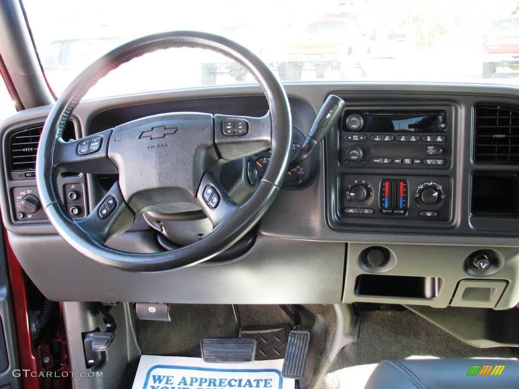 2004 Silverado 1500 LS Crew Cab - Sport Red Metallic / Dark Charcoal photo #12