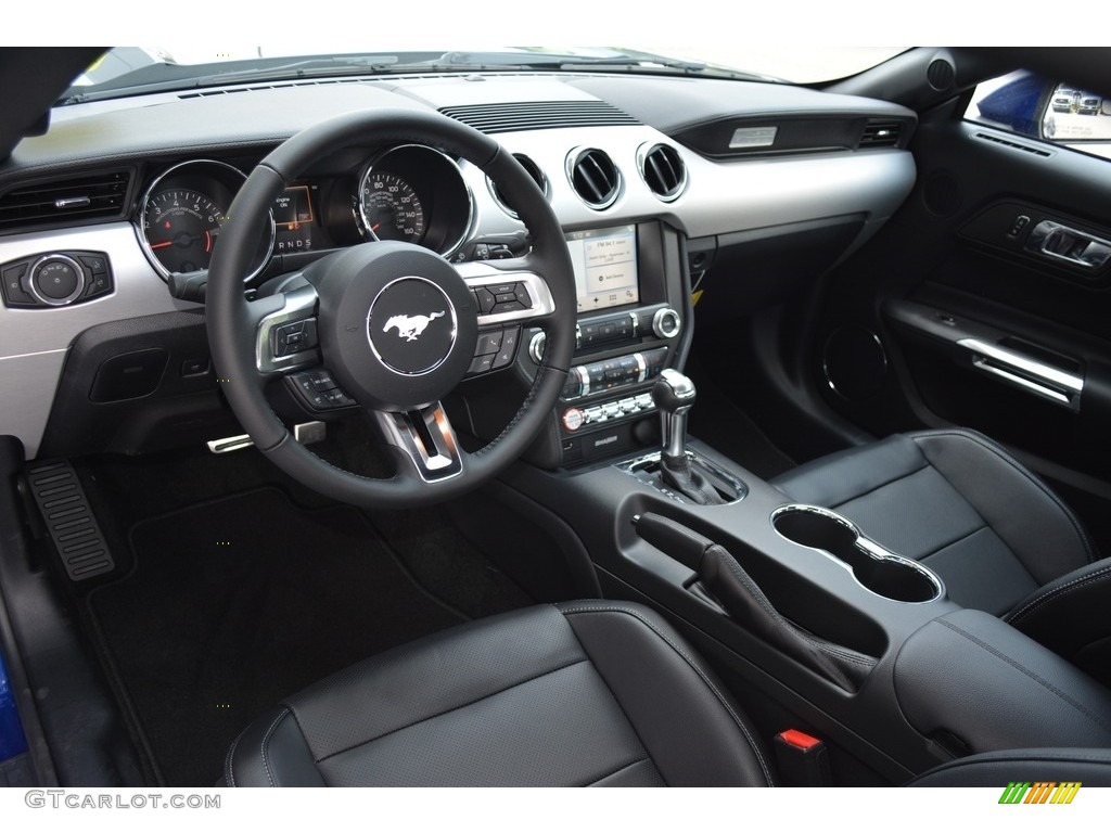 2016 Mustang GT Premium Coupe - Deep Impact Blue Metallic / Ebony photo #7