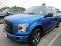 2016 Blue Flame Ford F150 XLT SuperCrew 4x4  photo #2