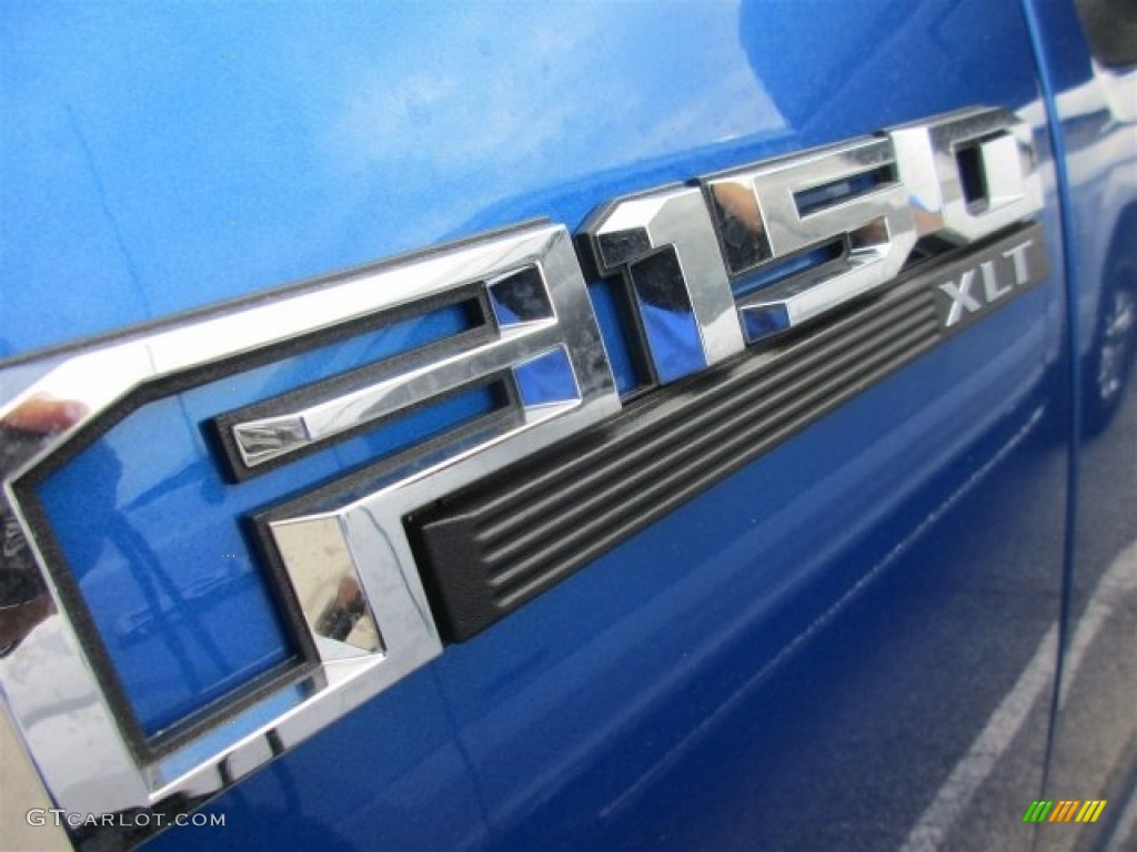 2016 F150 XLT SuperCrew 4x4 - Blue Flame / Black photo #3