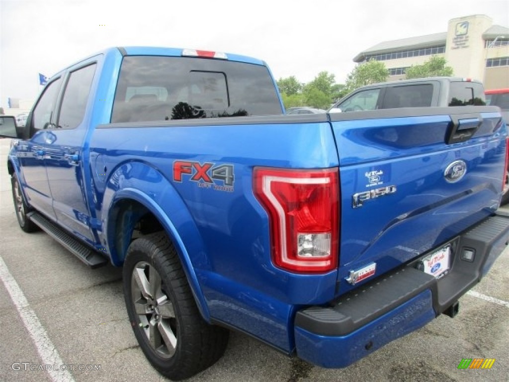 2016 F150 XLT SuperCrew 4x4 - Blue Flame / Black photo #5