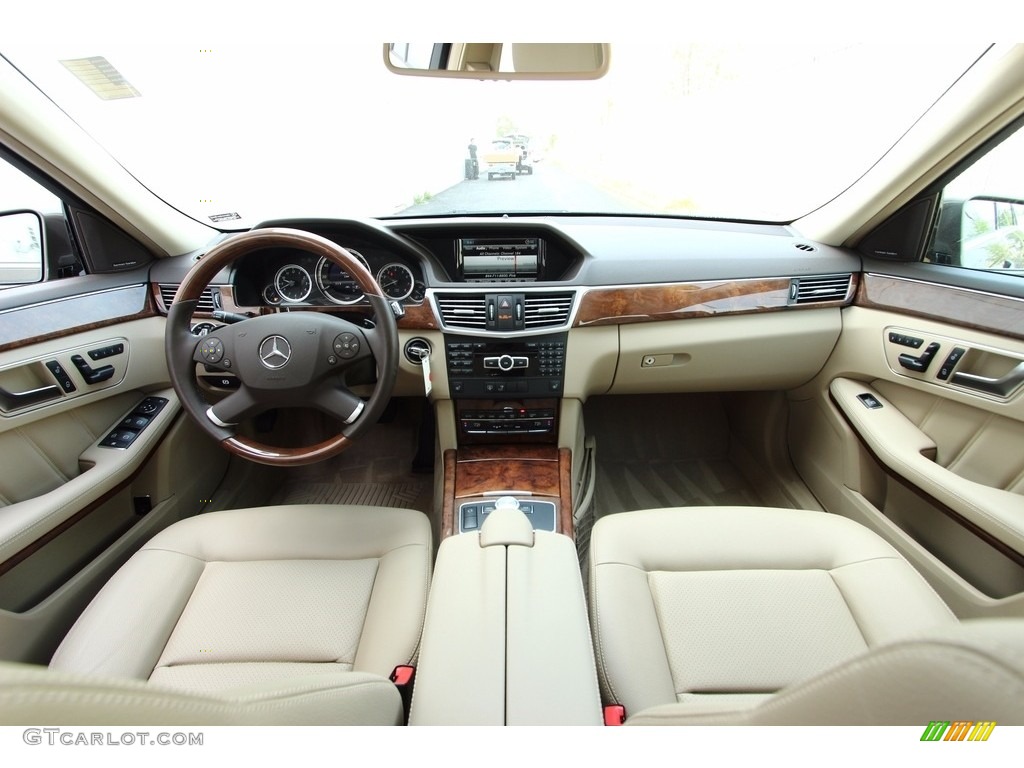 2013 E 350 4Matic Sedan - Indium Grey Metallic / Almond/Black photo #6