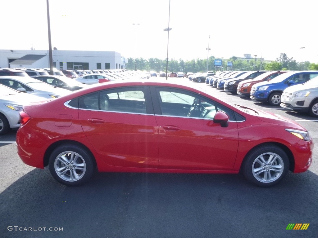 2016 Cruze LT Sedan - Red Hot / Jet Black photo #4