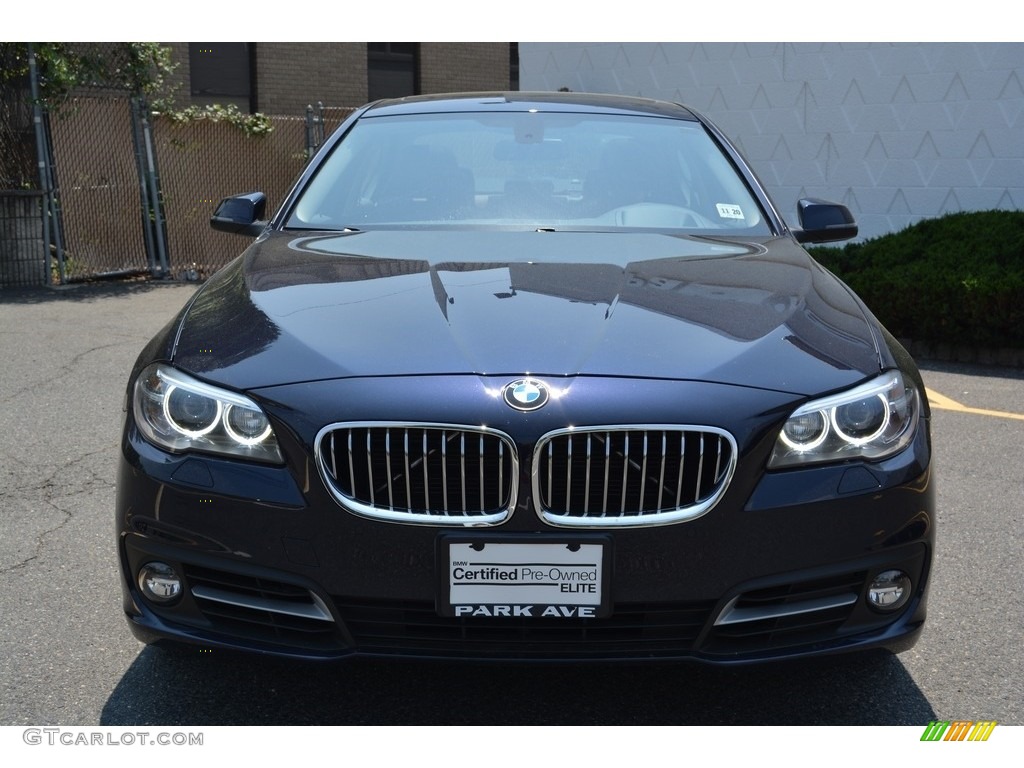 2016 5 Series 535i xDrive Sedan - Imperial Blue Metallic / BMW Individual Amaro Brown photo #6