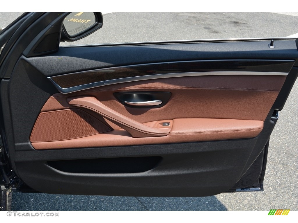 2016 5 Series 535i xDrive Sedan - Imperial Blue Metallic / BMW Individual Amaro Brown photo #23