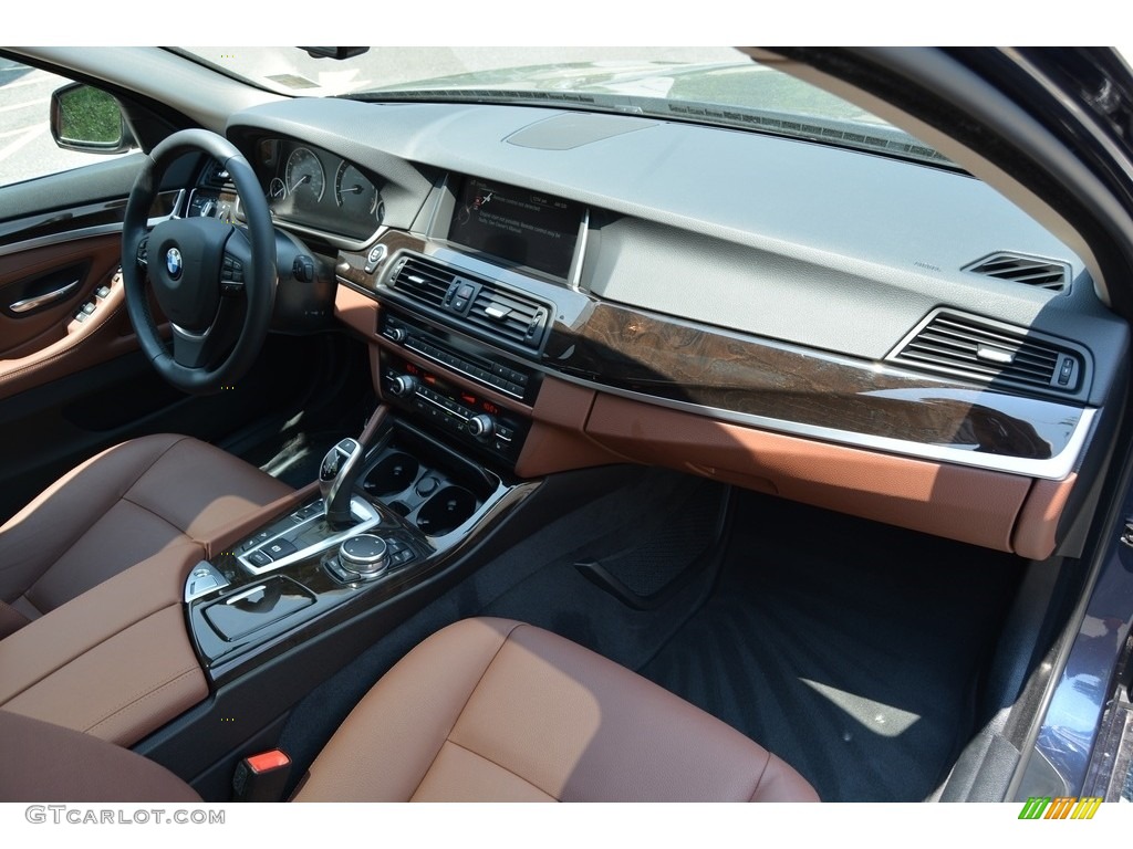 2016 5 Series 535i xDrive Sedan - Imperial Blue Metallic / BMW Individual Amaro Brown photo #24