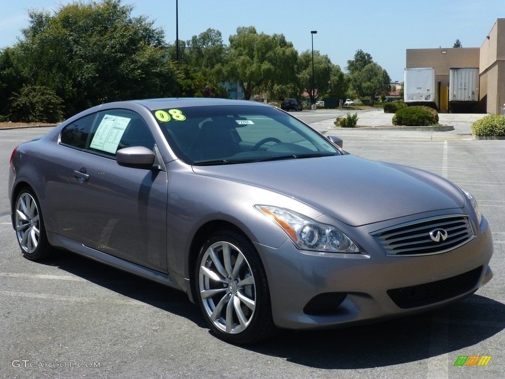2008 G 37 S Sport Coupe - Amethyst Graphite Gray / Graphite photo #1