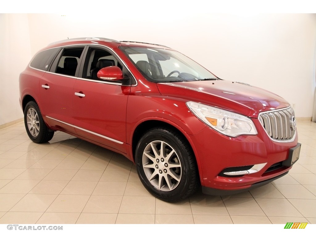 2013 Enclave Leather AWD - Crystal Red Tintcoat / Ebony Leather photo #1