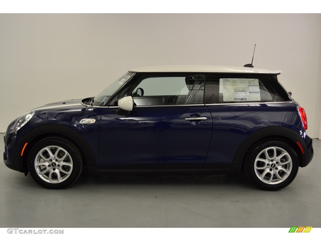 2016 Hardtop Cooper S 2 Door - Deep Blue Metallic / Carbon Black photo #3