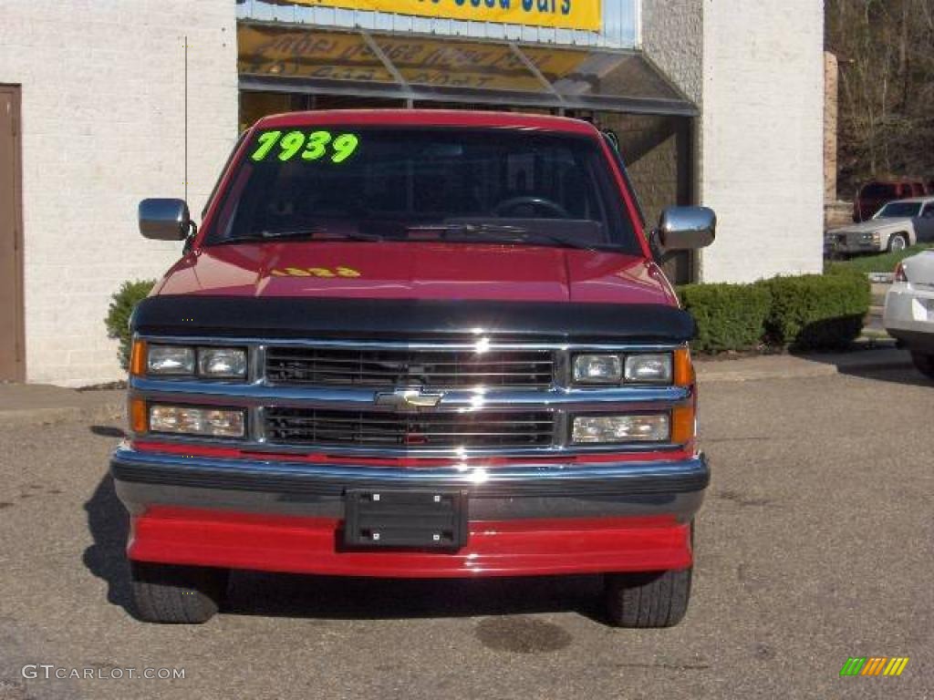 1988 Red Chevrolet C K K1500 Regular Cab 4x4 11327918