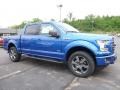 2016 Blue Flame Ford F150 XLT SuperCrew 4x4  photo #1