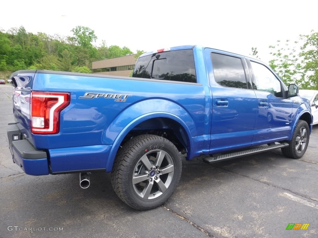 2016 F150 XLT SuperCrew 4x4 - Blue Flame / Black photo #2