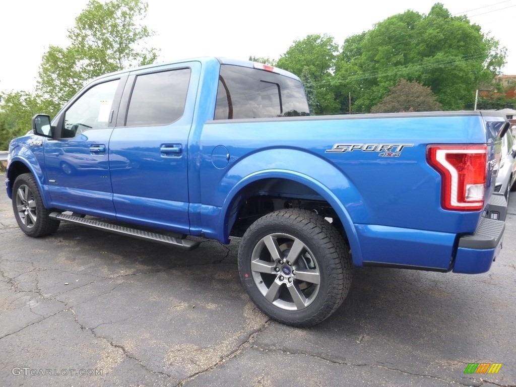 2016 F150 XLT SuperCrew 4x4 - Blue Flame / Black photo #5
