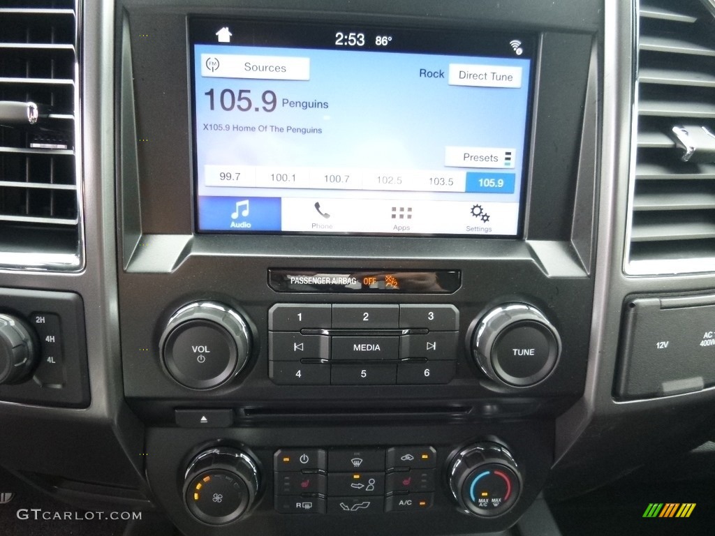 2016 F150 XLT SuperCrew 4x4 - Blue Flame / Black photo #15