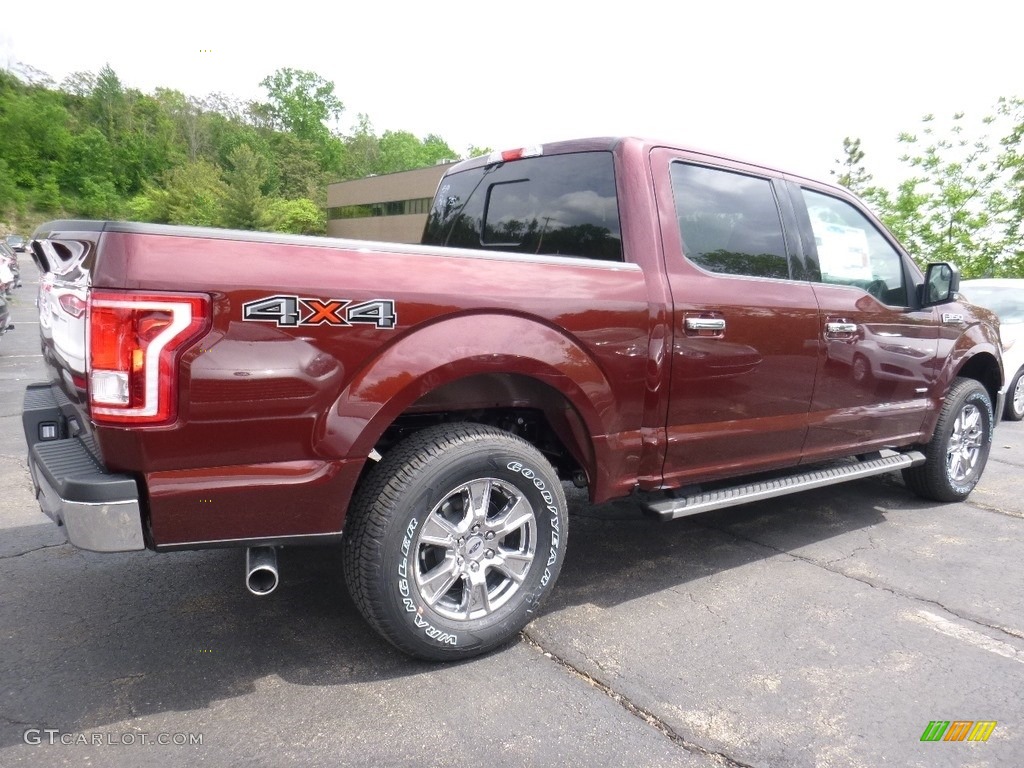 2016 F150 XLT SuperCrew 4x4 - Bronze Fire / Medium Earth Gray photo #2