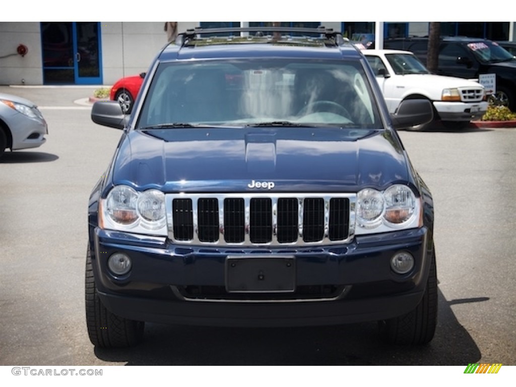 2005 Grand Cherokee Limited - Midnight Blue Pearl / Medium Slate Gray photo #7