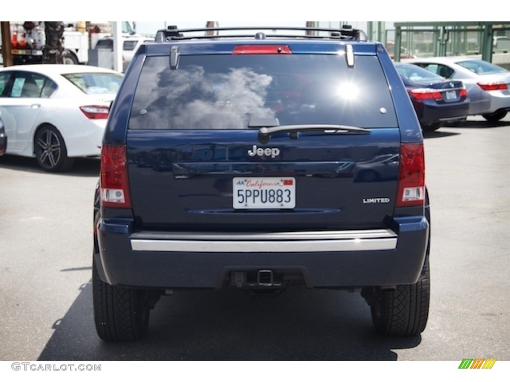 2005 Grand Cherokee Limited - Midnight Blue Pearl / Medium Slate Gray photo #10