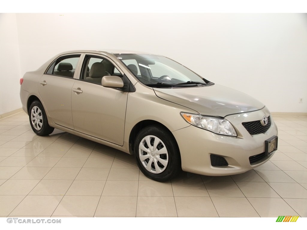 2010 Corolla LE - Desert Sand Metallic / Bisque photo #1