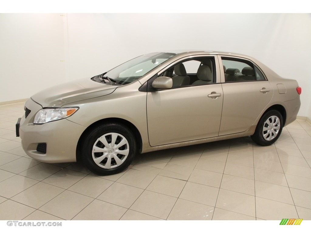 2010 Corolla LE - Desert Sand Metallic / Bisque photo #3