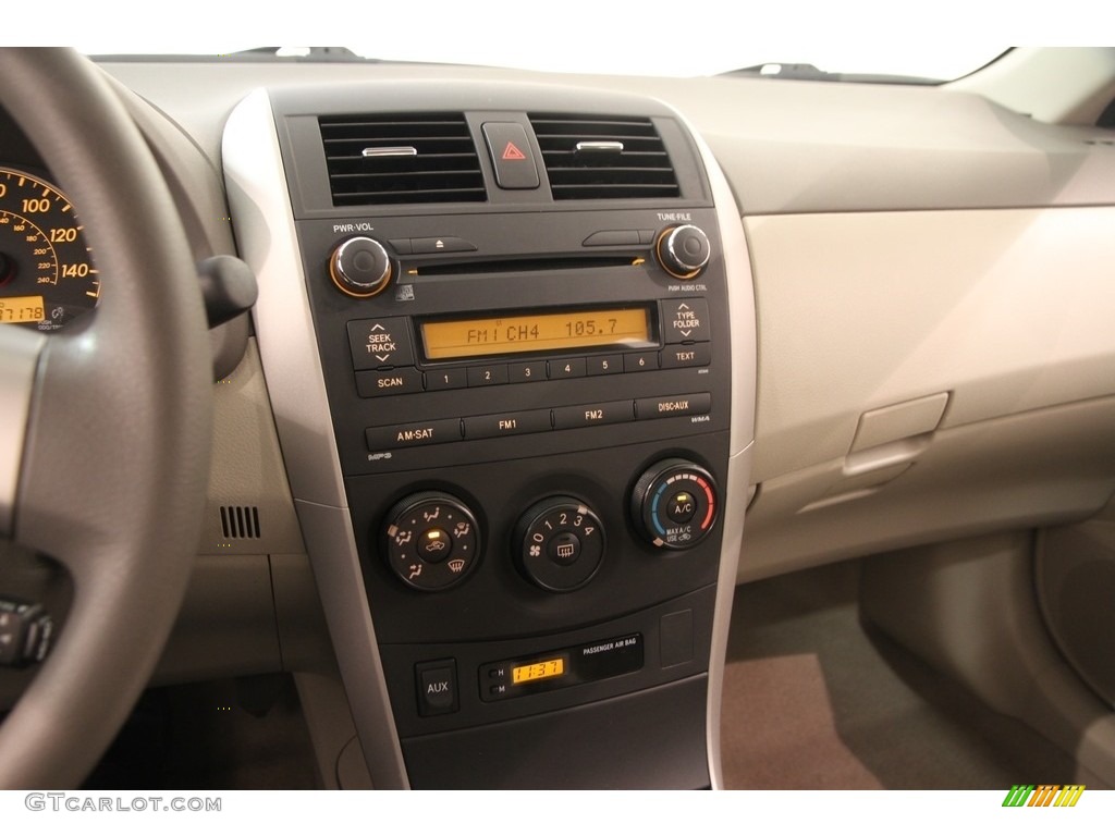 2010 Corolla LE - Desert Sand Metallic / Bisque photo #8