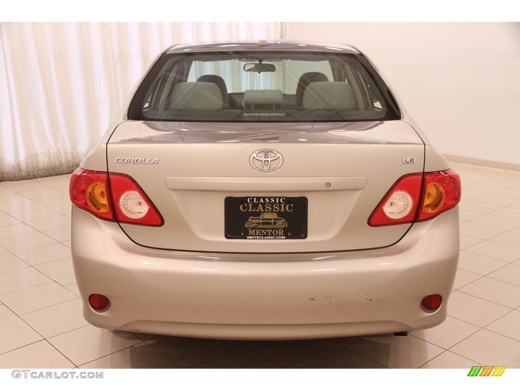 2010 Corolla LE - Desert Sand Metallic / Bisque photo #14