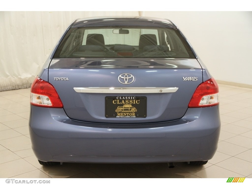 2008 Yaris Sedan - Pacific Blue Metallic / Dark Charcoal photo #13