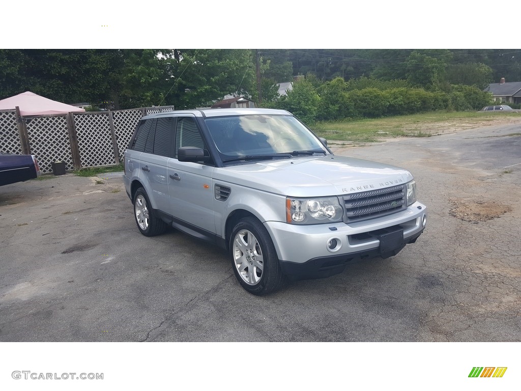 2006 Range Rover Sport HSE - Zambezi Silver Metallic / Ebony Black photo #2