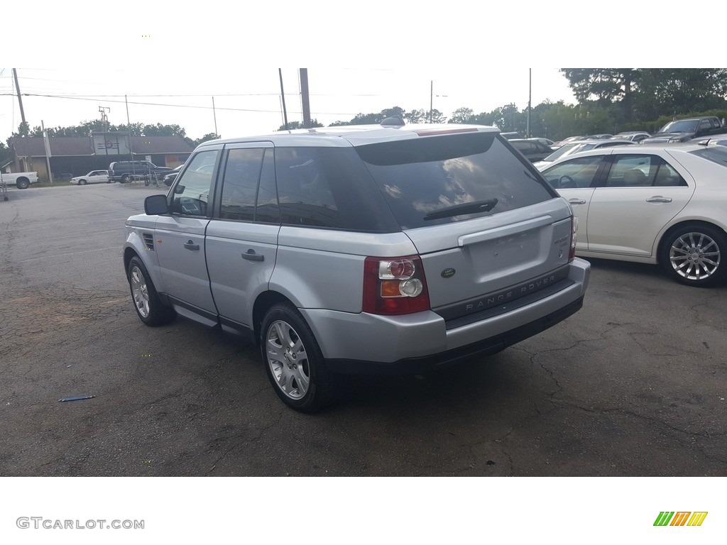 2006 Range Rover Sport HSE - Zambezi Silver Metallic / Ebony Black photo #4