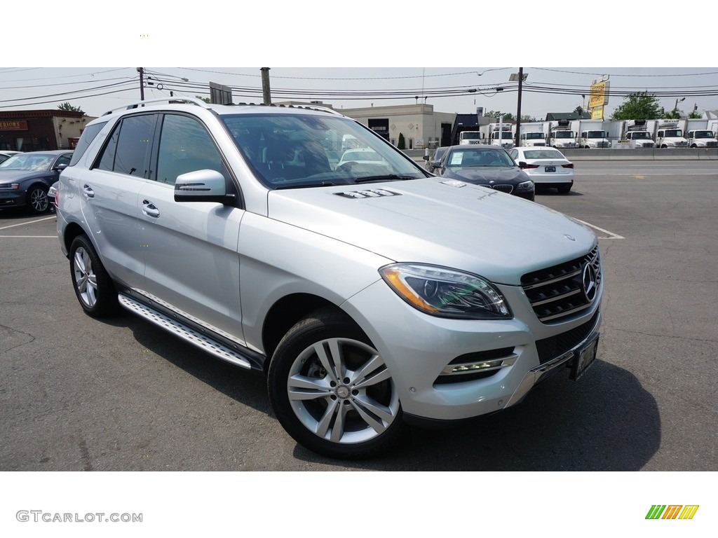 Iridium Silver Metallic 2014 Mercedes-Benz ML 350 4Matic Exterior Photo #113329334