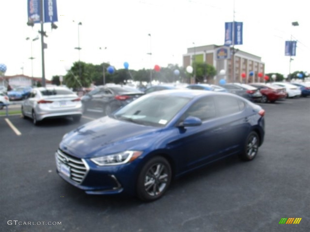 2017 Elantra SE - Lakeside Blue / Gray photo #3