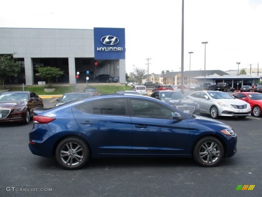 2017 Elantra SE - Lakeside Blue / Gray photo #8