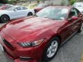 2016 Ruby Red Metallic Ford Mustang V6 Coupe  photo #2