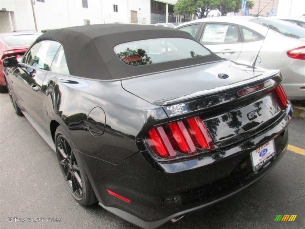 2016 Mustang GT Premium Convertible - Shadow Black / Red Line photo #4
