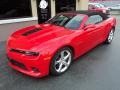 2015 Red Hot Chevrolet Camaro SS/RS Convertible  photo #2