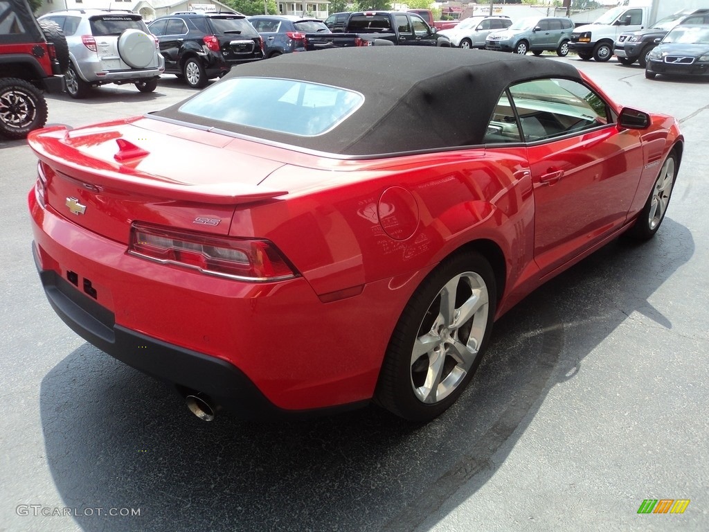 2015 Camaro SS/RS Convertible - Red Hot / Black photo #4