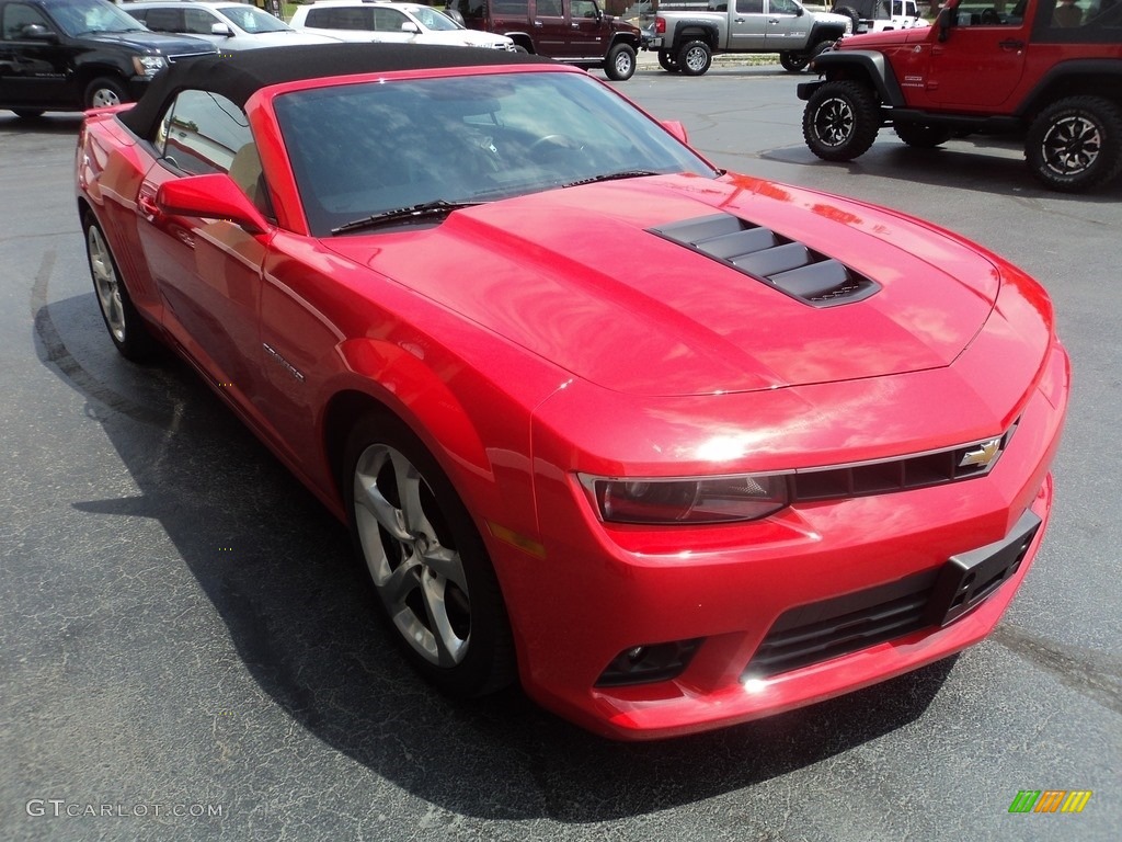 2015 Camaro SS/RS Convertible - Red Hot / Black photo #5