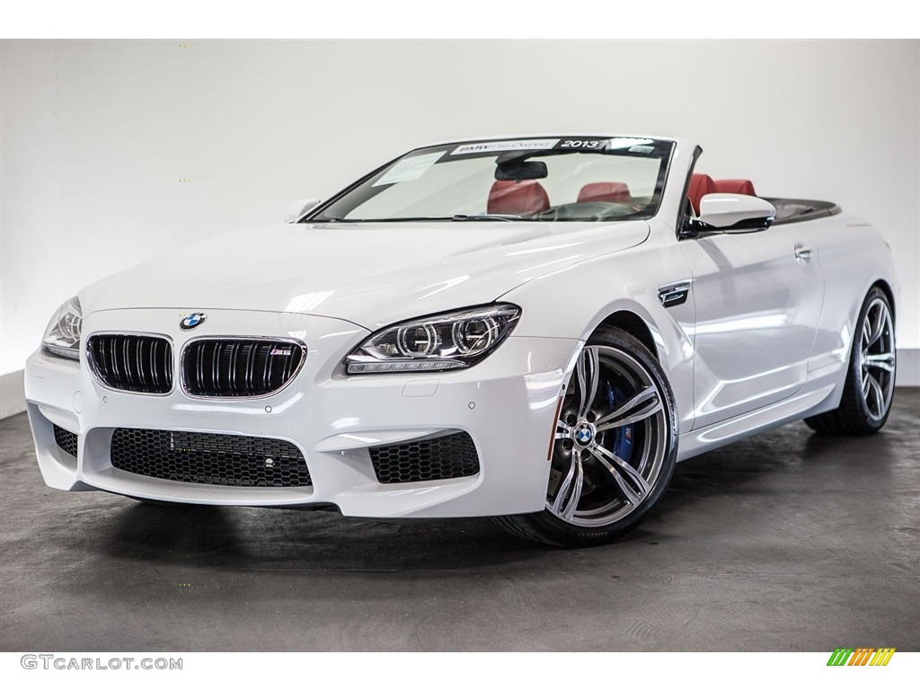 2013 M6 Convertible - Alpine White / Sakhir Orange photo #11