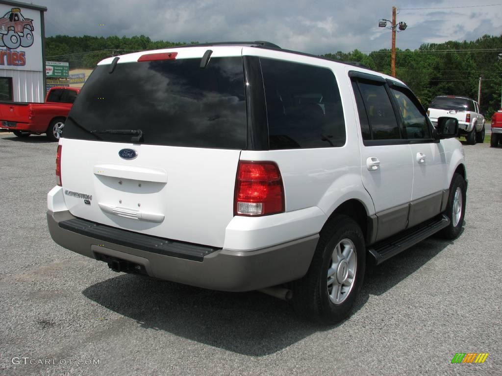2003 Expedition XLT - Oxford White / Flint Grey photo #6
