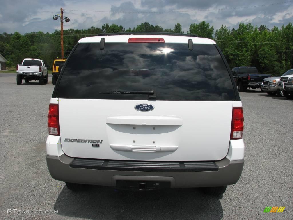 2003 Expedition XLT - Oxford White / Flint Grey photo #7