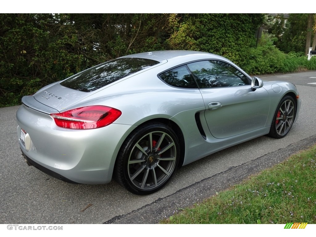 2014 Cayman S - Rhodium Silver Metallic / Black photo #6