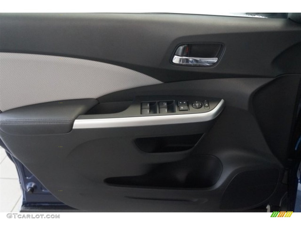 2016 CR-V EX-L - Obsidian Blue Pearl / Gray photo #9