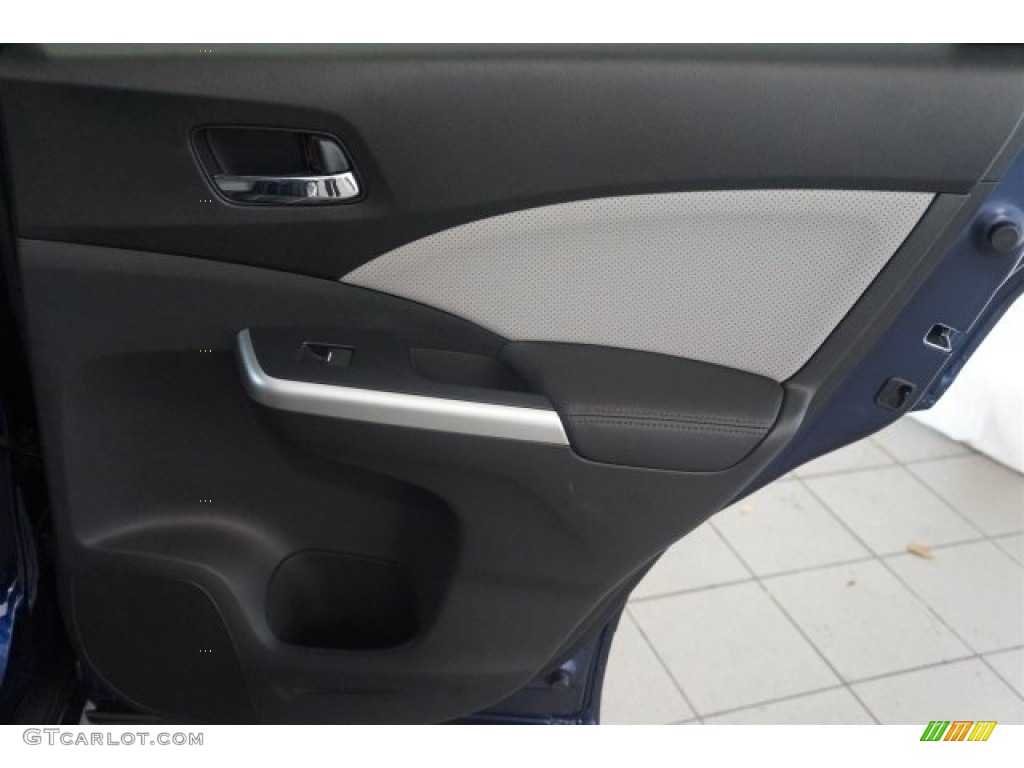 2016 CR-V EX-L - Obsidian Blue Pearl / Gray photo #21