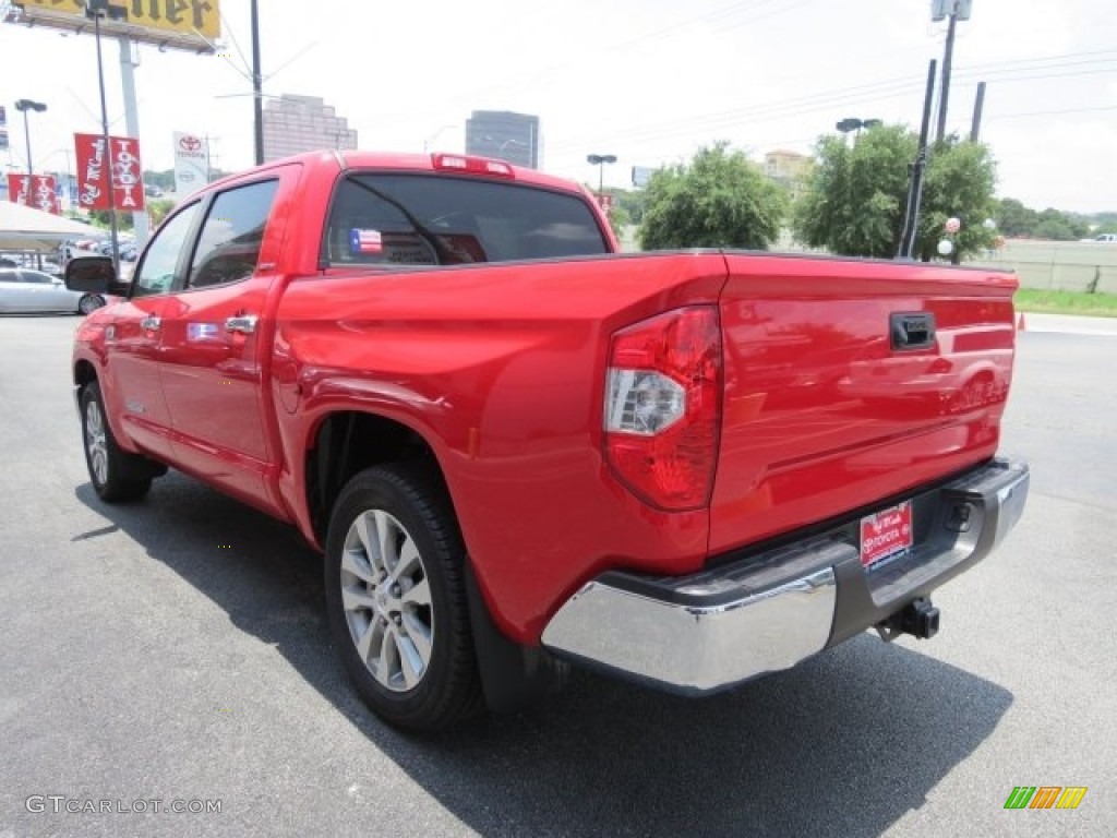 2016 Tundra Limited CrewMax - Radiant Red / Graphite photo #7