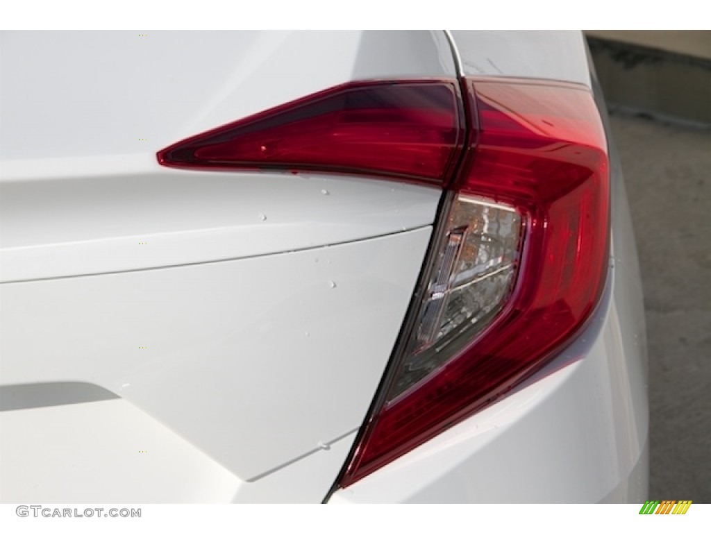 2016 Civic LX Sedan - Taffeta White / Ivory photo #4