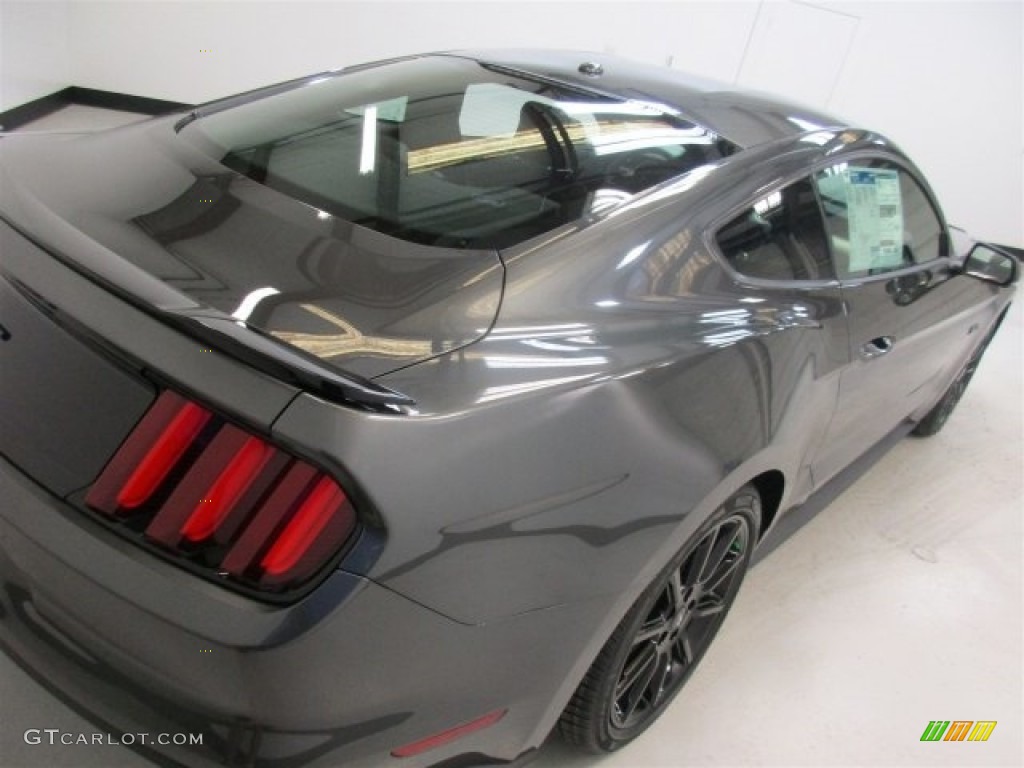 2016 Mustang GT Premium Coupe - Magnetic Metallic / Ebony photo #7